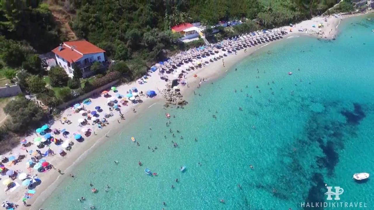 Blue Thea Luxury Villa In Afitos エクステリア 写真