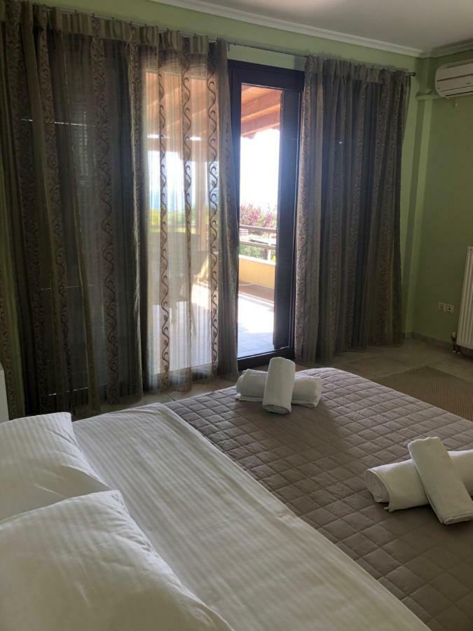 Blue Thea Luxury Villa In Afitos エクステリア 写真
